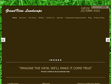 Tablet Screenshot of grandviewlandscapeinc.com
